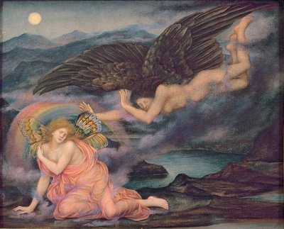 蝶の死、1905-10年頃 作： Evelyn De Morgan